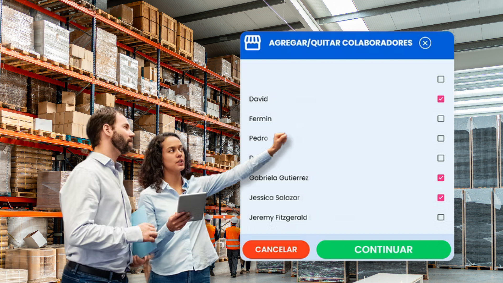 Colaboradores de inventario para punto de venta Colaboradores de inventario para punto de venta