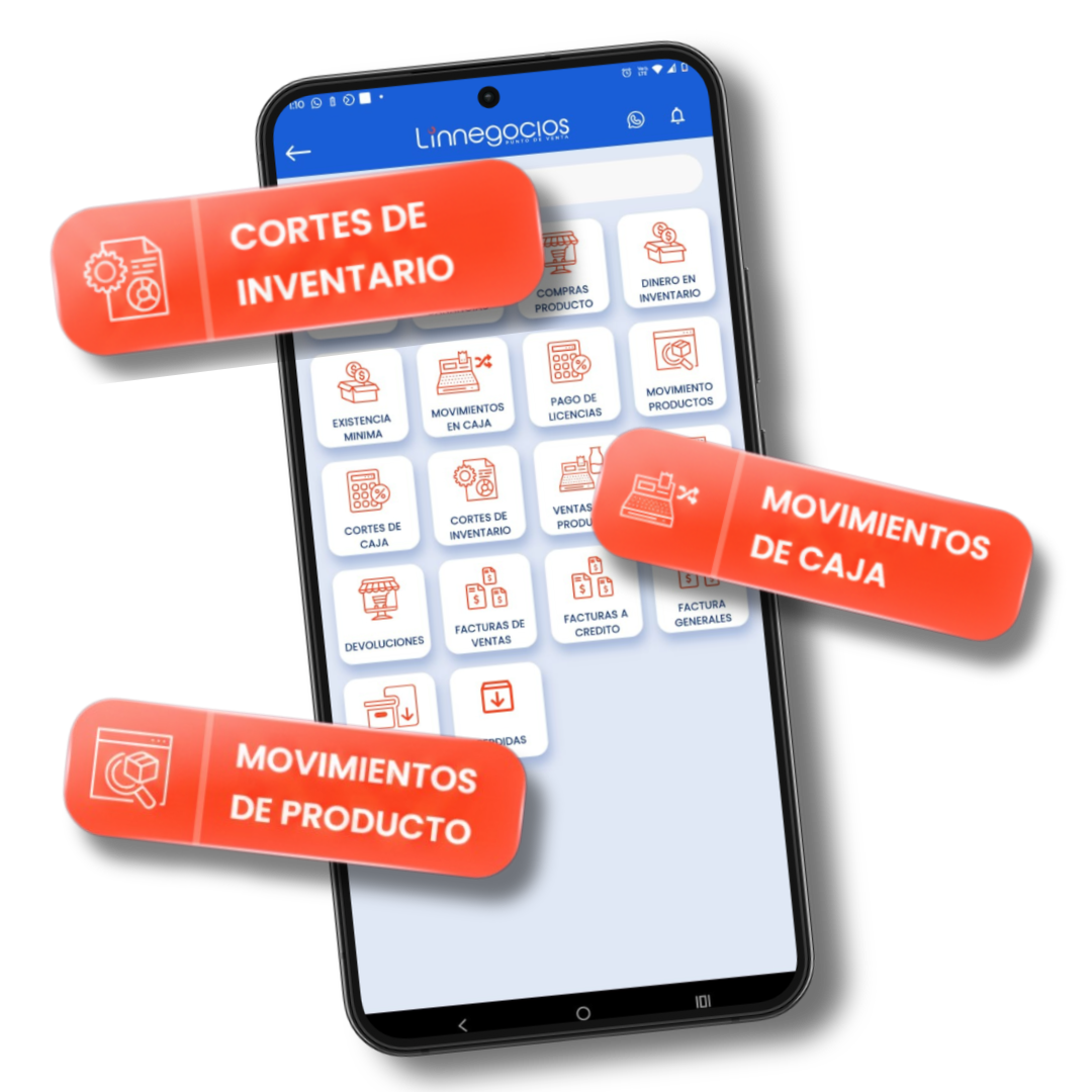 App POS Linnegocios en Tablet para dueños de farmacia